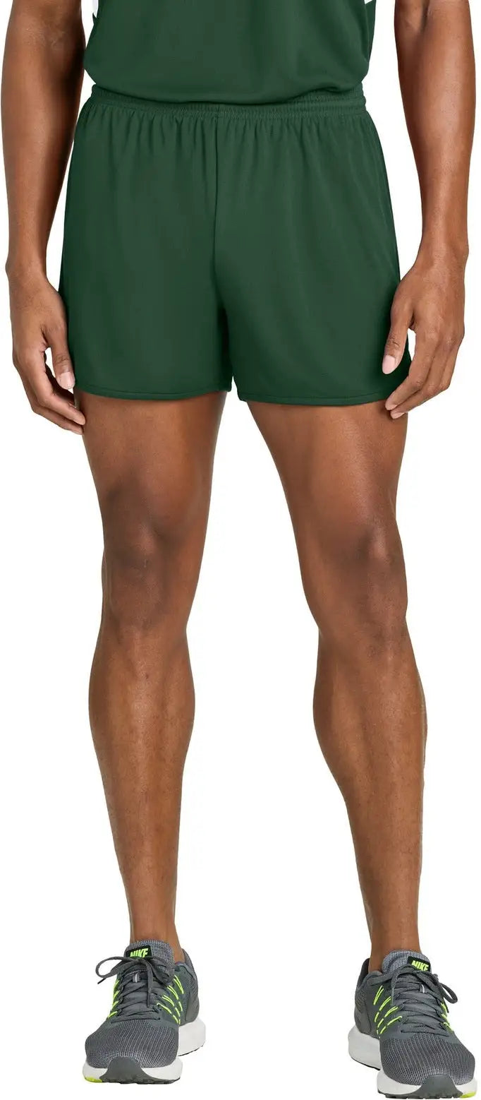 Sport-tek St447 Club 4’’ Track Short - Forest Green