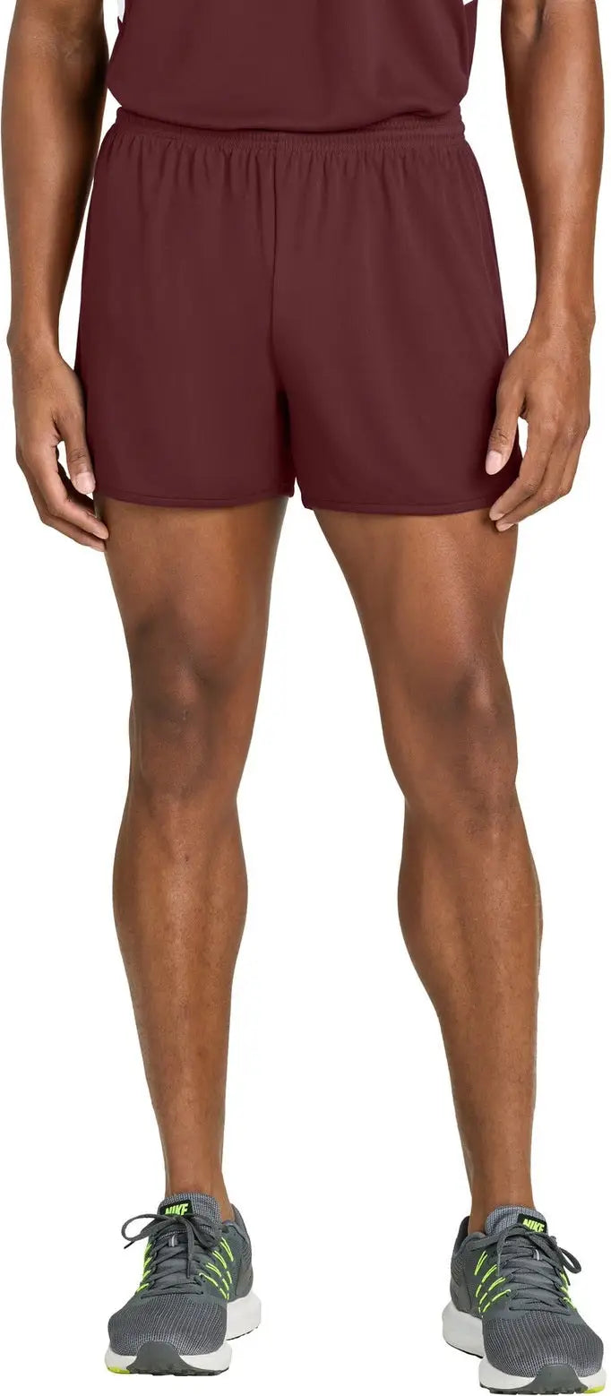 Sport-tek St447 Club 4’’ Track Short - Maroon