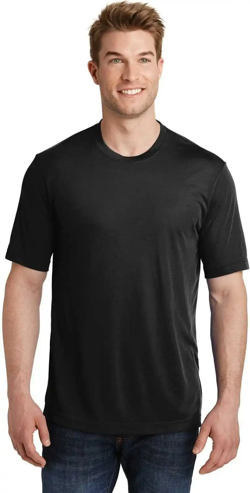 Sport Tek St450 Posicharge Competitor Cotton Touch Tee Black