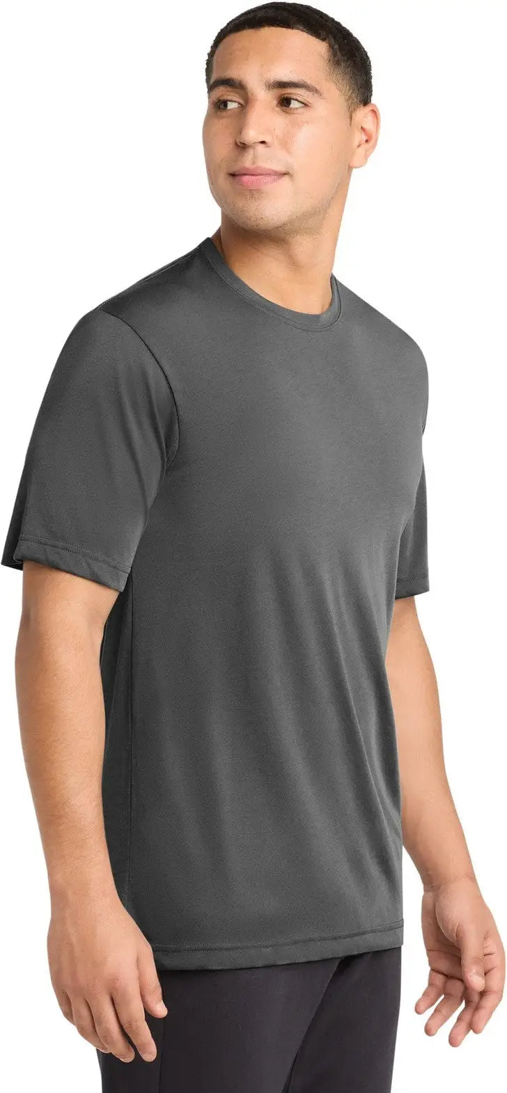 Sport-tek St450 Posicharge Competitor Cotton Touch Tee - Dark Smoke Gray