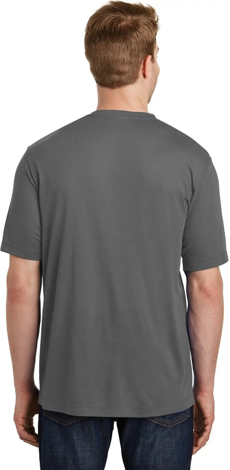 Sport-tek St450 Posicharge Competitor Cotton Touch Tee - Dark Smoke Gray