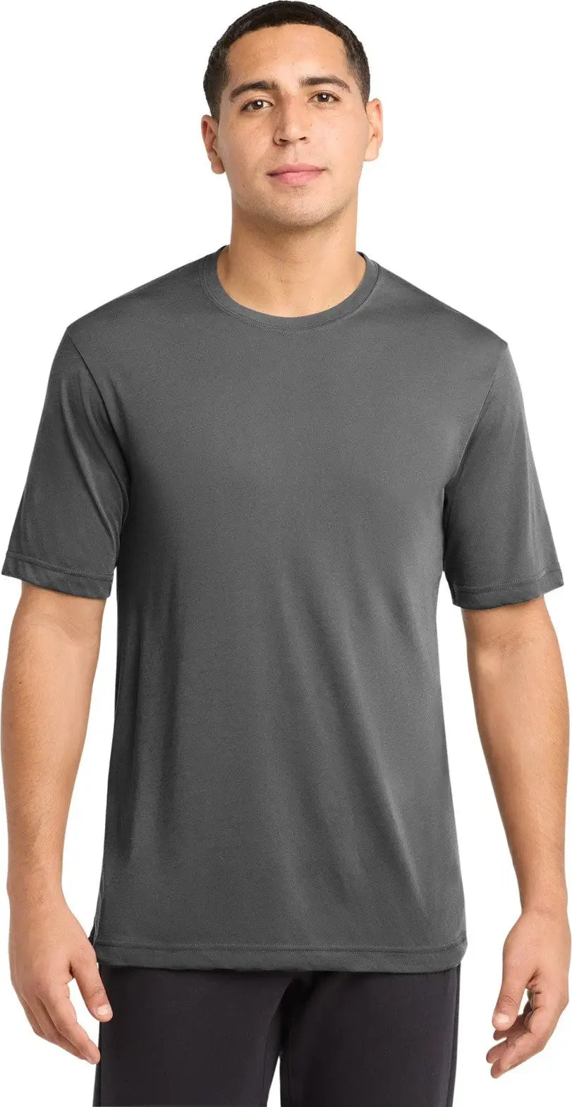 Sport-tek St450 Posicharge Competitor Cotton Touch Tee - Dark Smoke Gray