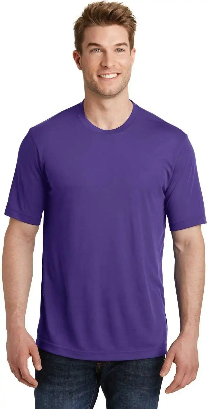 Sport-tek St450 Posicharge Competitor Cotton Touch Tee - Purple