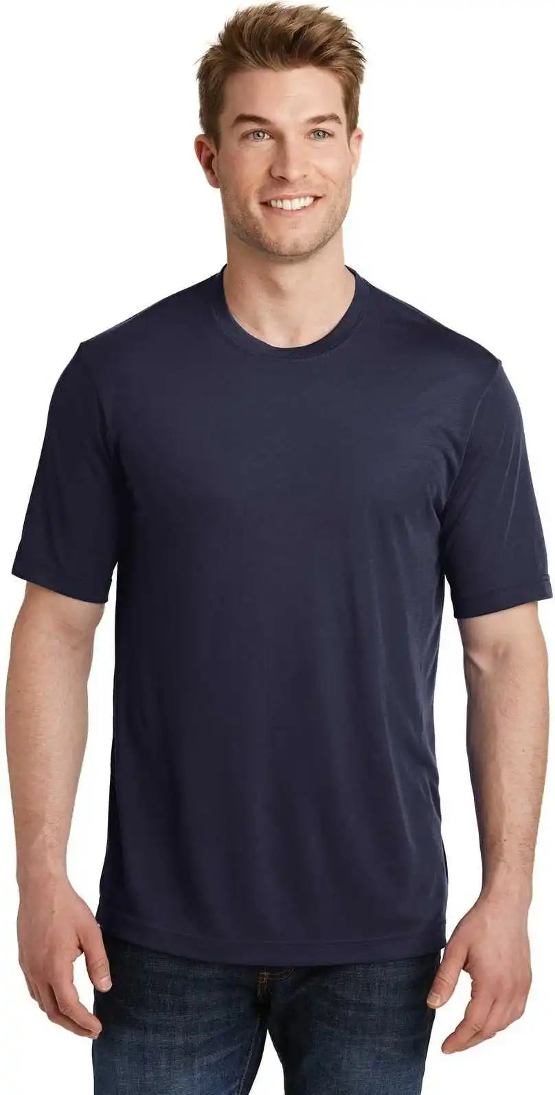 Sport Tek St450 Posicharge Competitor Cotton Touch Tee True Navy