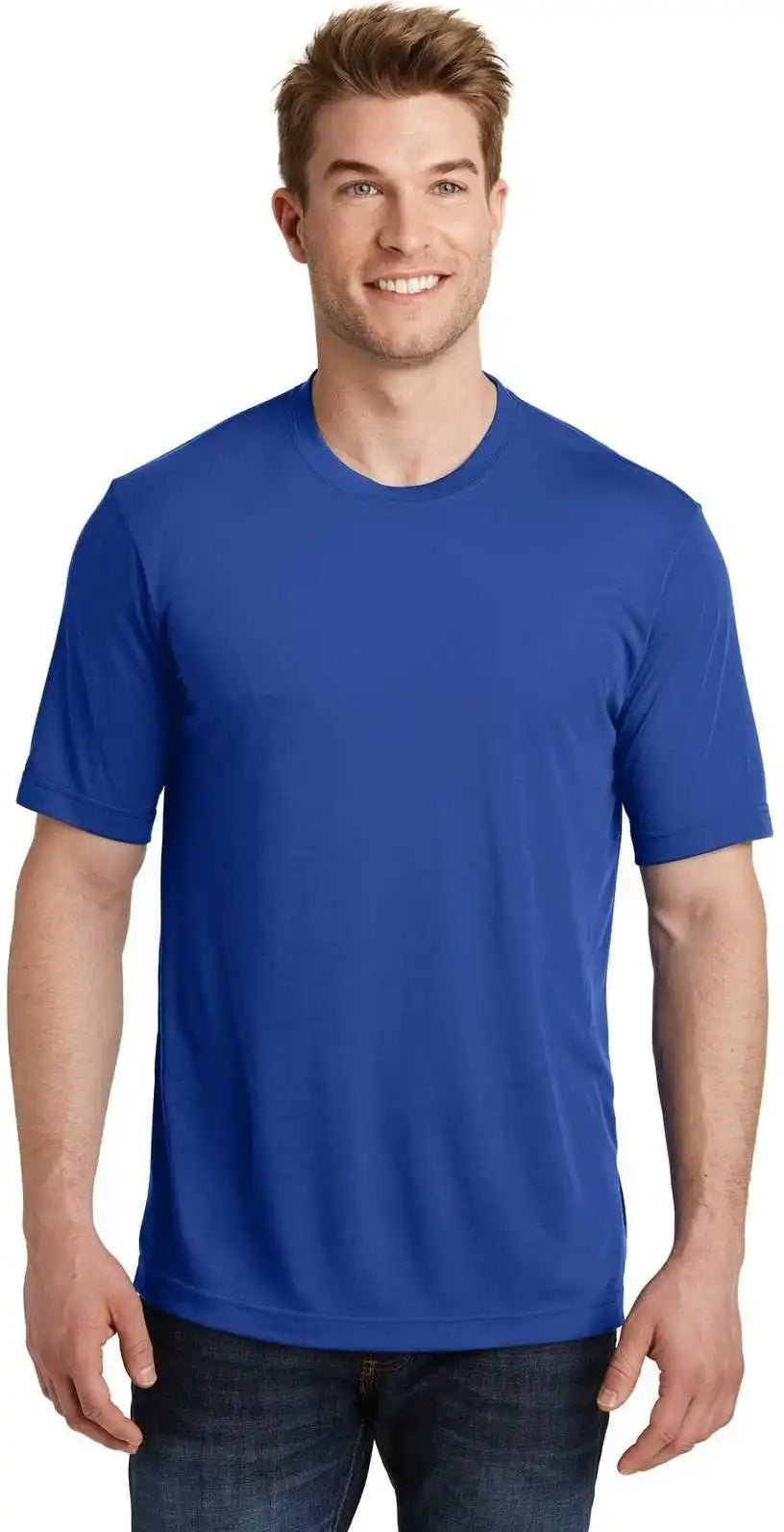 Sport Tek St450 Posicharge Competitor Cotton Touch Tee True Royal