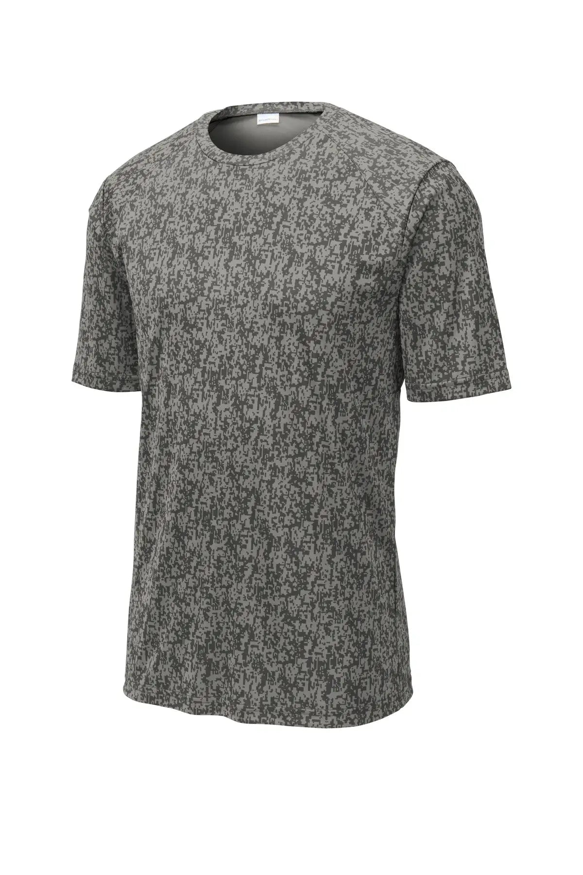 Sport-tek St460 Digi Camo Tee - Gray Concrete