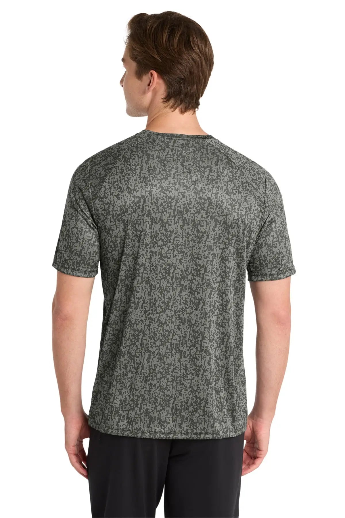 Sport-tek St460 Digi Camo Tee - Gray Concrete