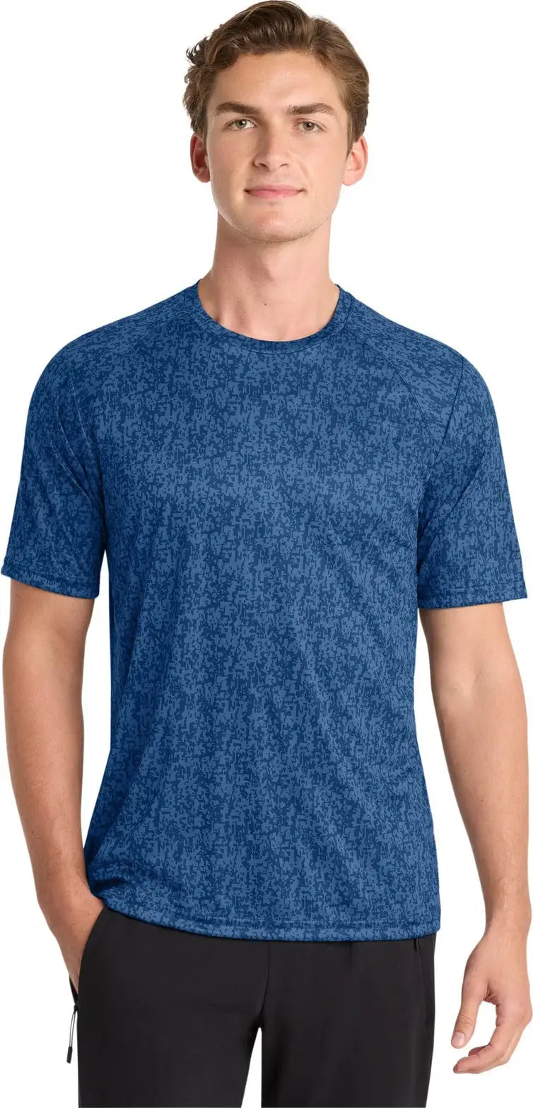 Sport-tek St460 Digi Camo Tee - Royal