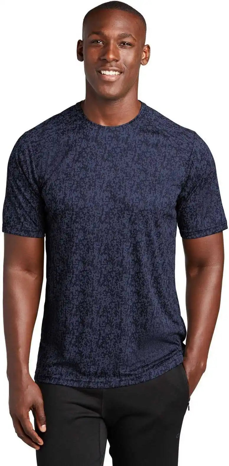 Sport-tek St460 Digi Camo Tee - True Navy