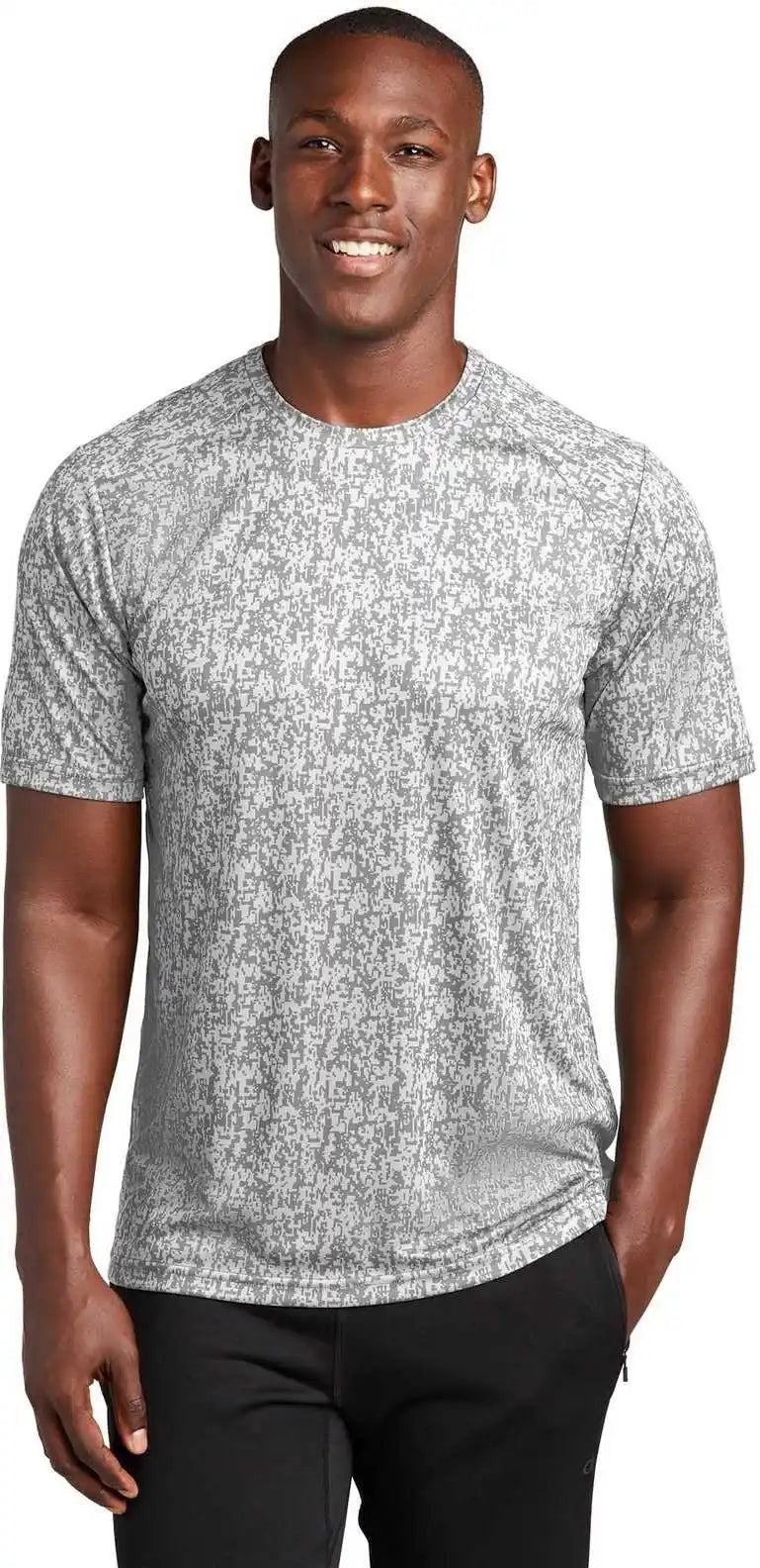 Sport-tek St460 Digi Camo Tee - White