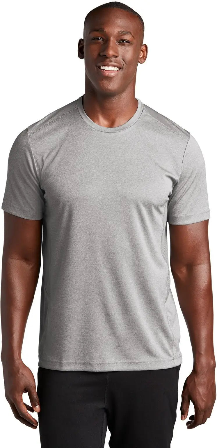 Sport-tek St465 Endeavor Tee - Light Gray Heather - Heather/ / Adult Xs
