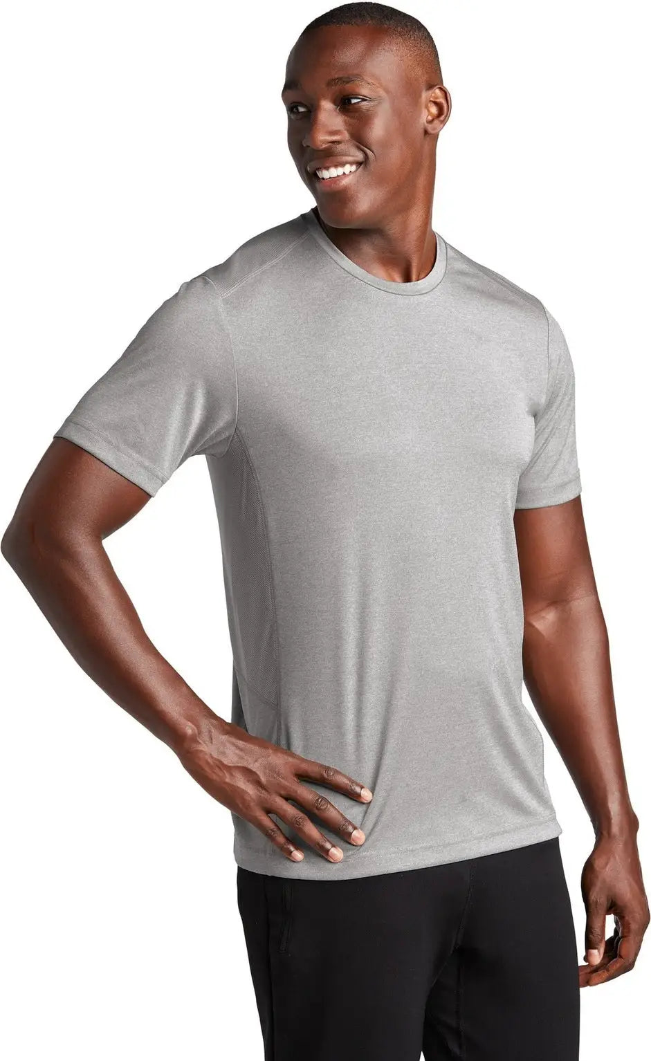 Sport-tek St465 Endeavor Tee - Light Gray Heather