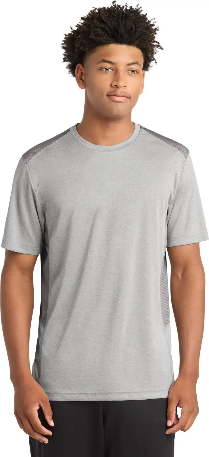 Sport-tek St465 Endeavor Tee - Light Gray Heather