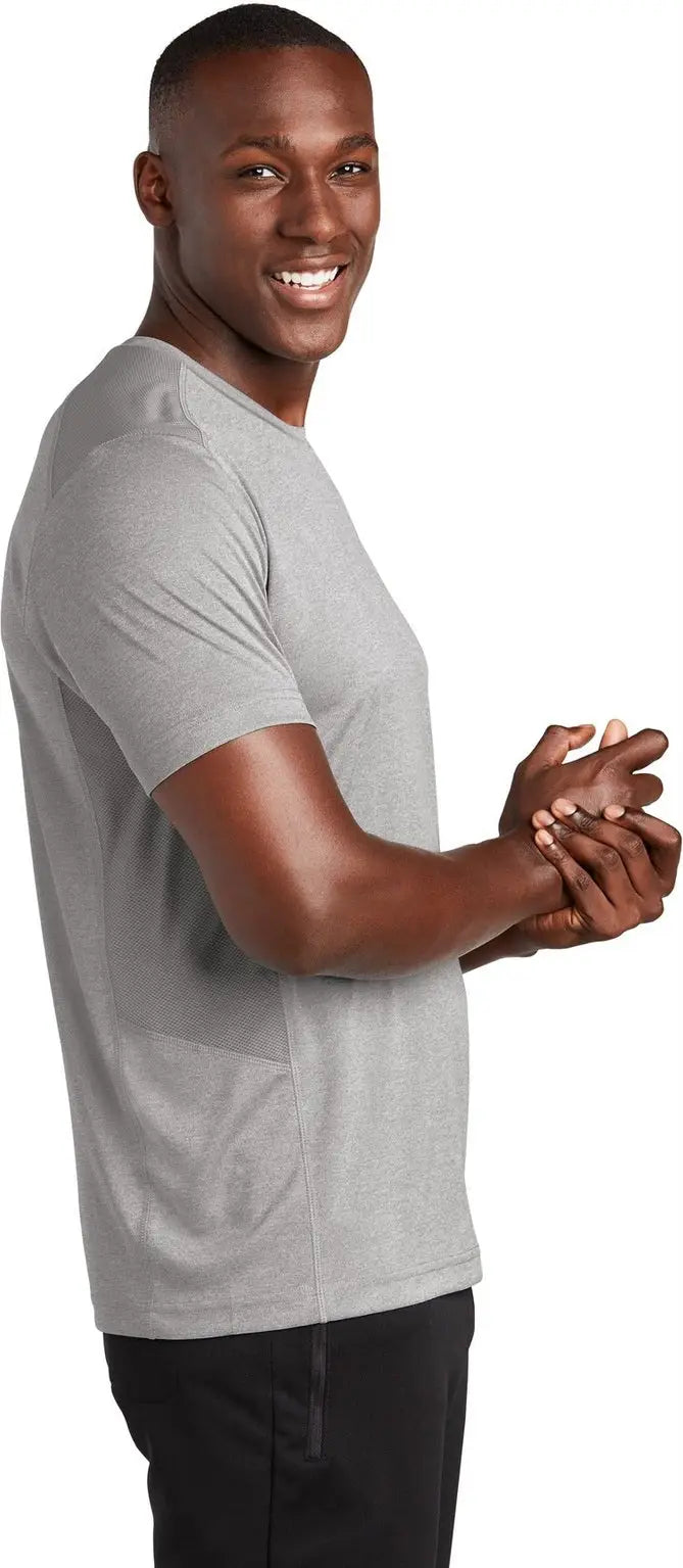 Sport-tek St465 Endeavor Tee - Light Gray Heather