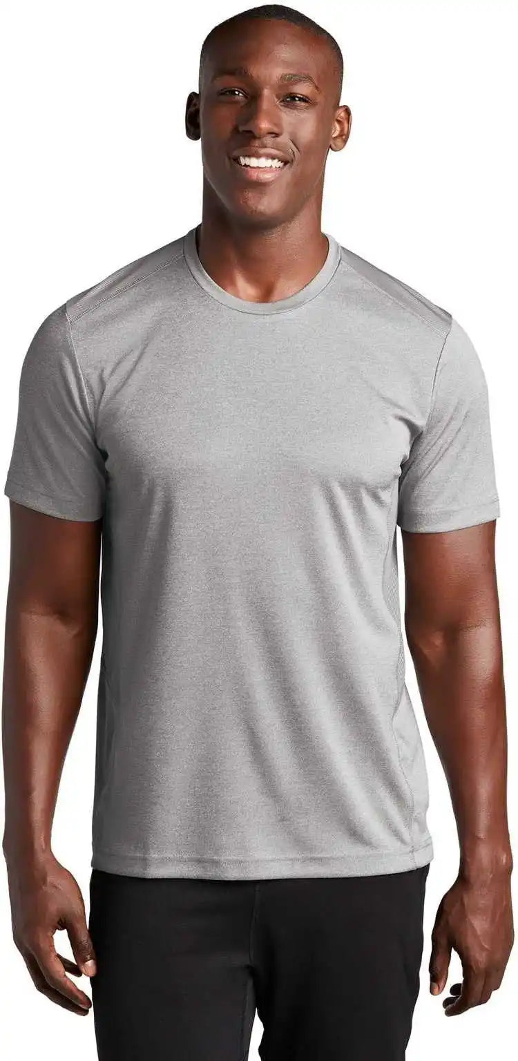 Sport Tek St465 Endeavor Tee Light Gray Heather