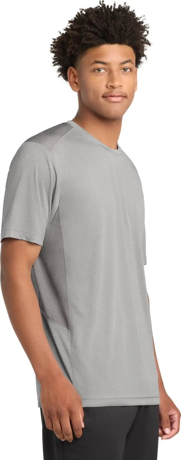 Sport-tek St465 Endeavor Tee - Light Gray Heather