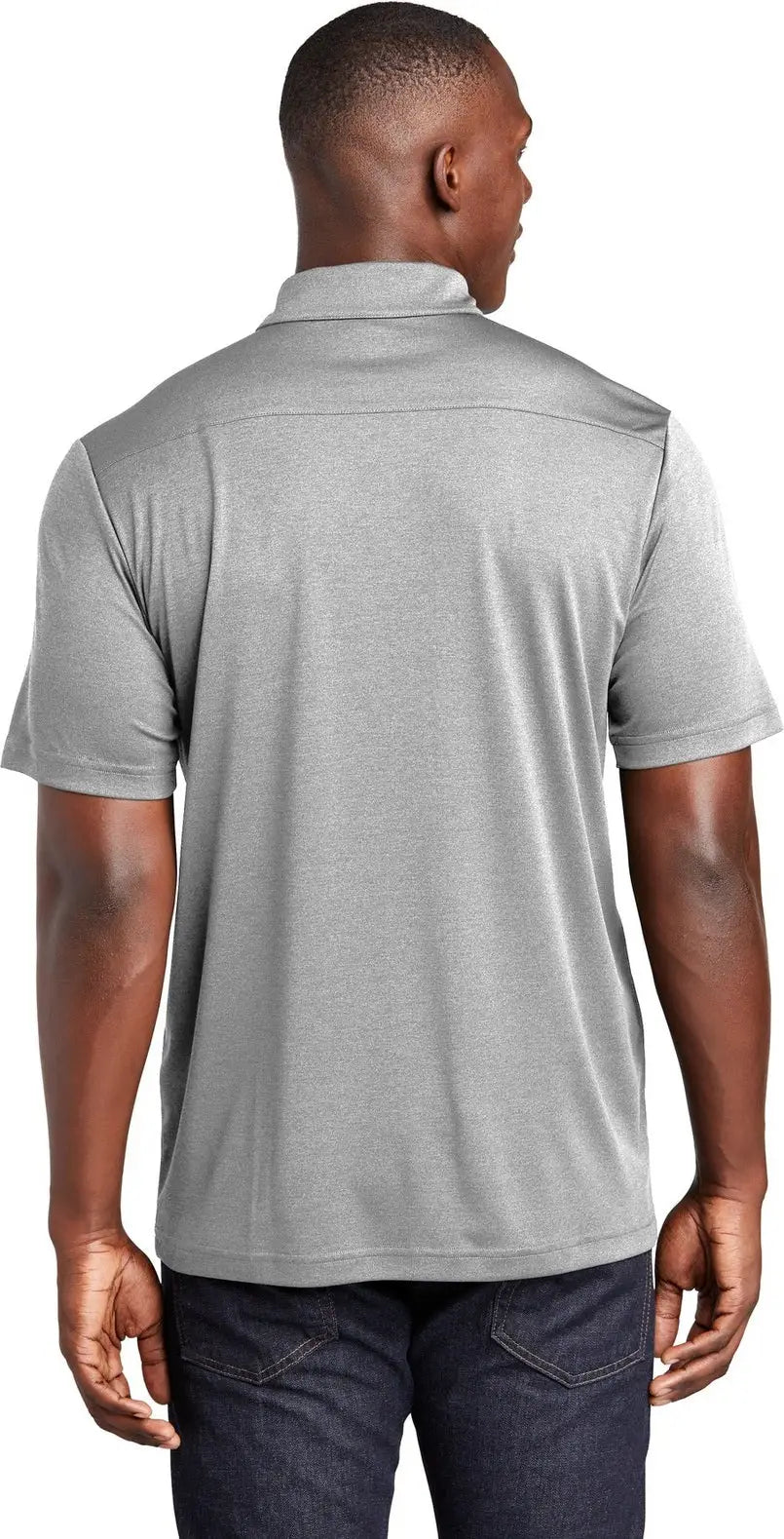 Sport-tek St467 Endeavor Polo - Light Gray Heather