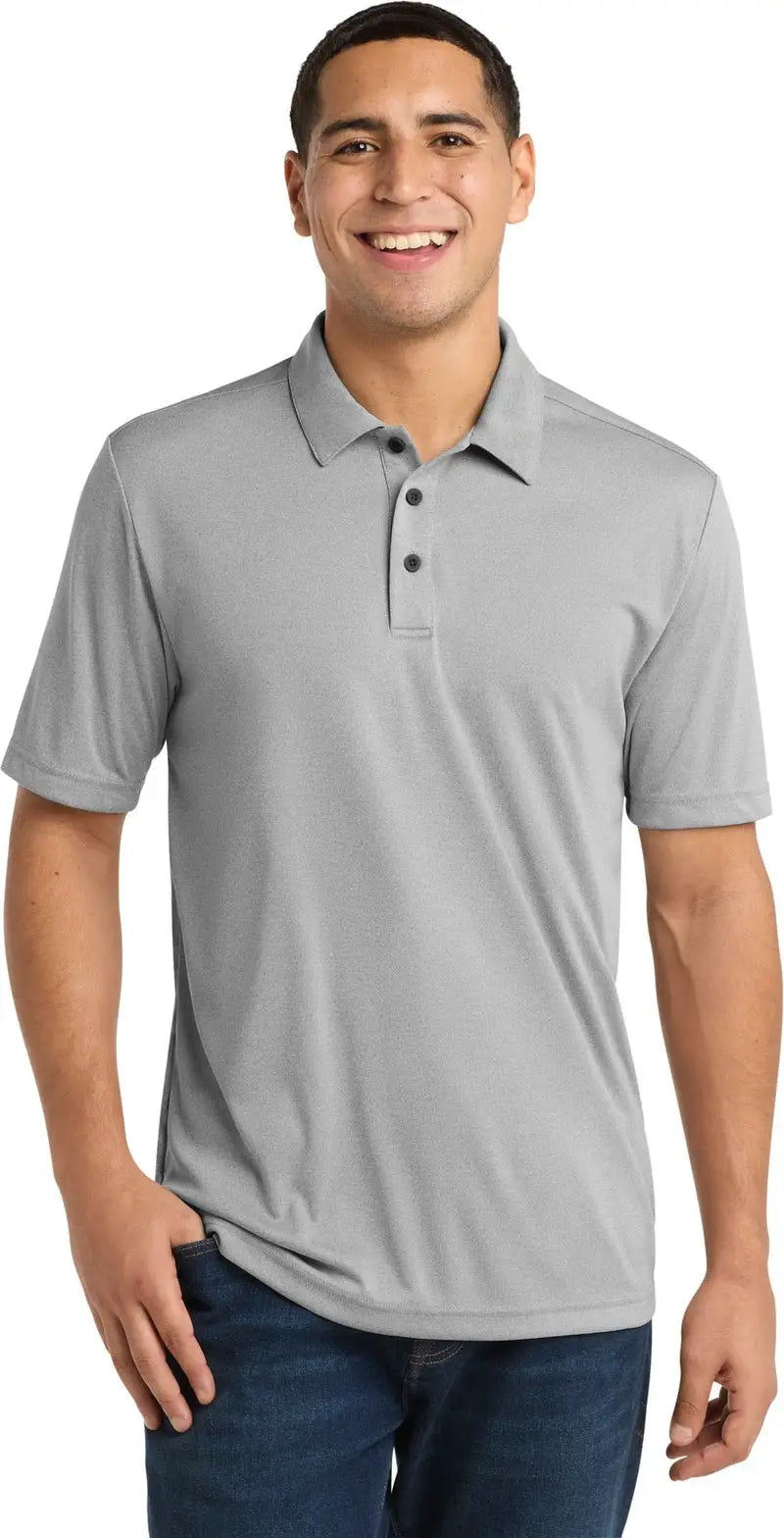 Sport-tek St467 Endeavor Polo - Light Gray Heather