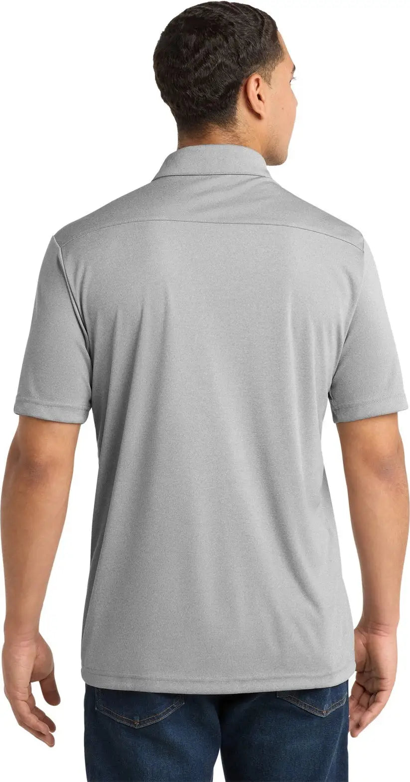 Sport-tek St467 Endeavor Polo - Light Gray Heather