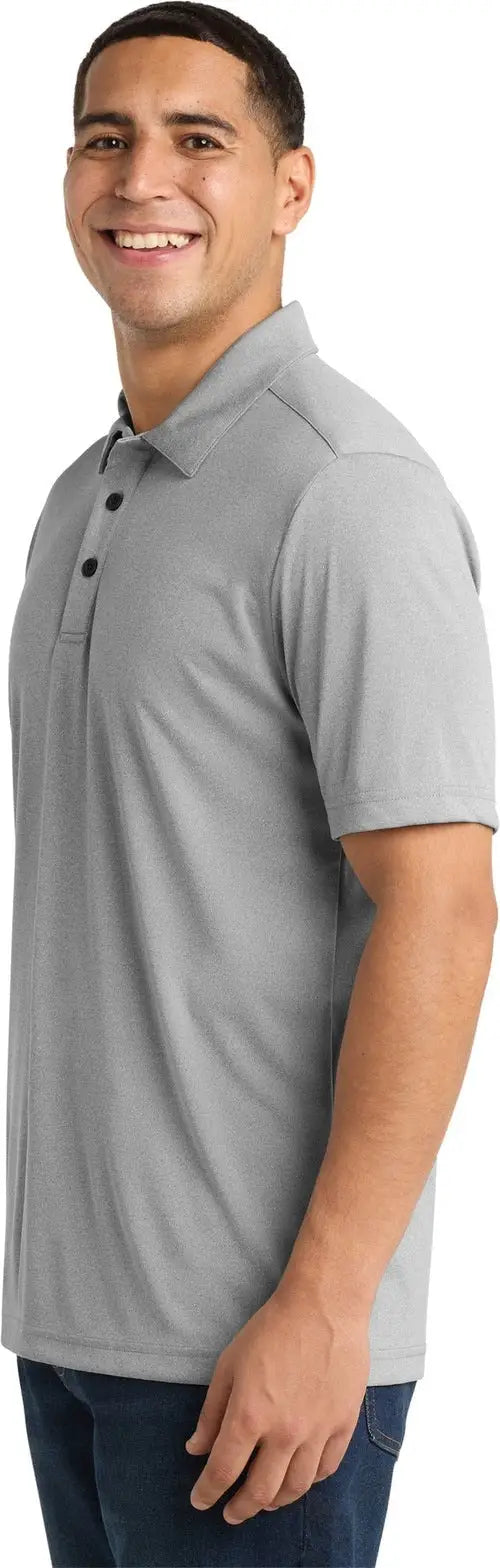 Sport-tek St467 Endeavor Polo - Light Gray Heather