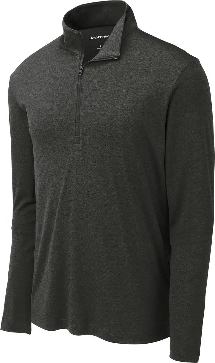 Sport-tek St469 Endeavor 1/2-zip Pullover - Black Heather