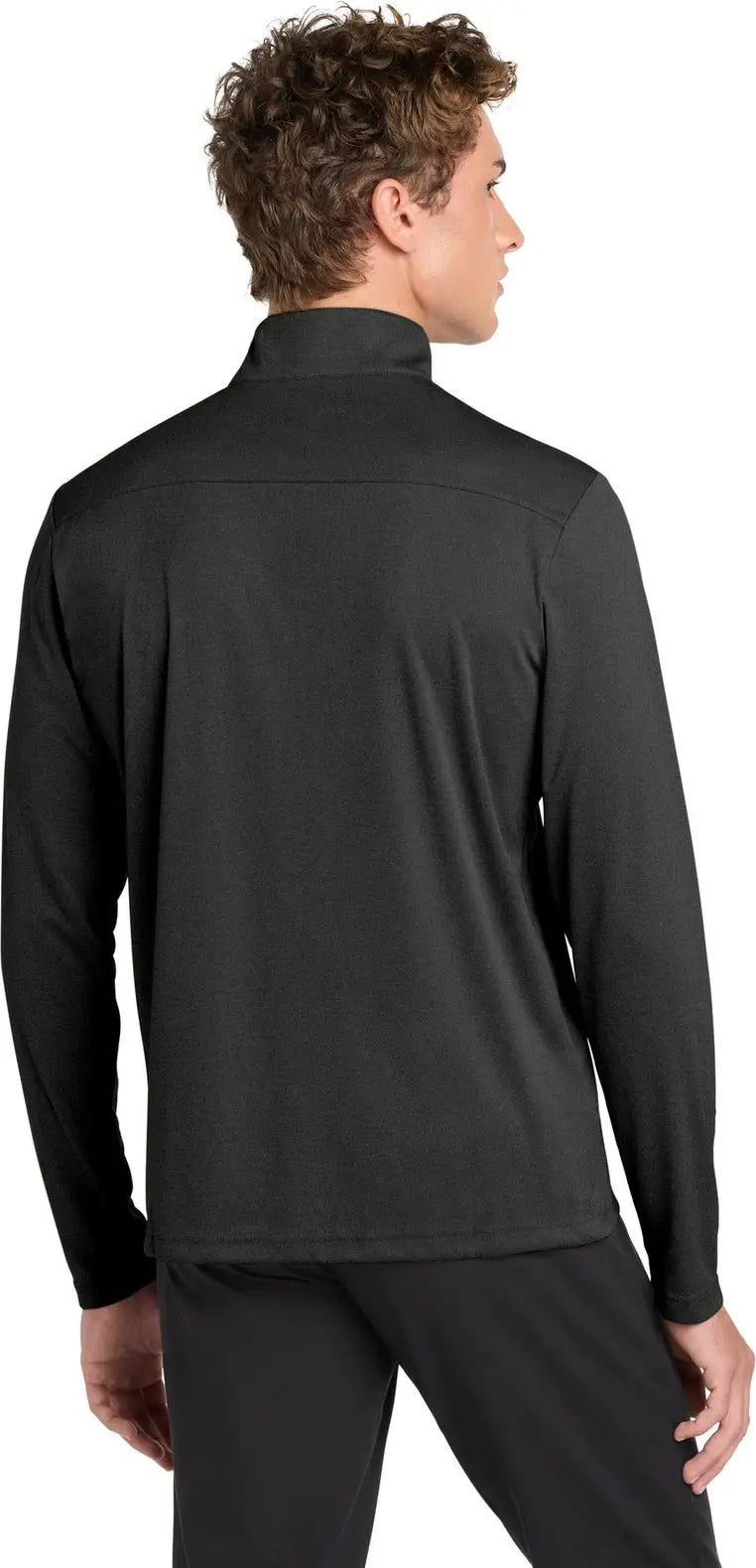 Sport-tek St469 Endeavor 1/2-zip Pullover - Black Heather