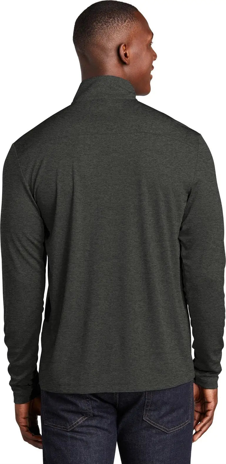 Sport-tek St469 Endeavor 1/2-zip Pullover - Black Heather