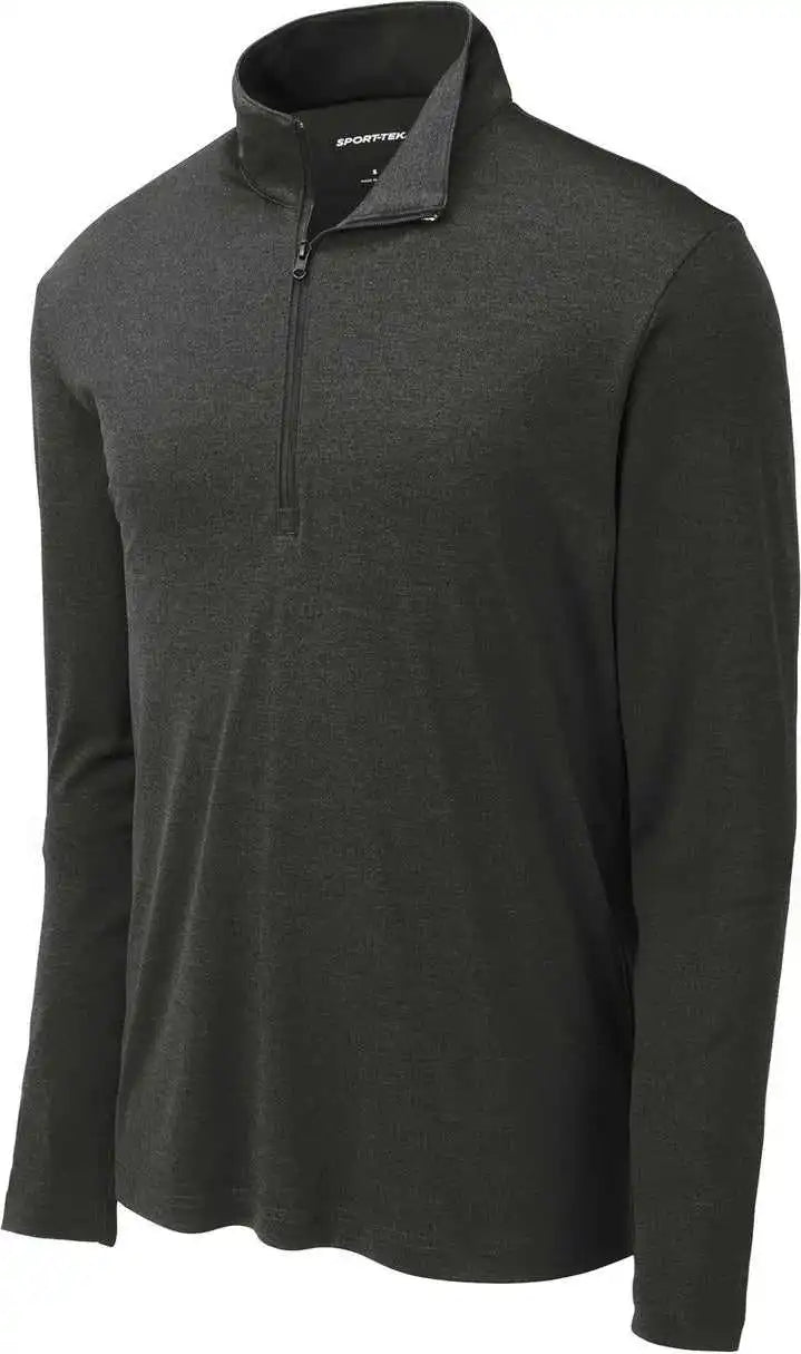 Sport-tek St469 Endeavor 1/2-zip Pullover - Black Heather
