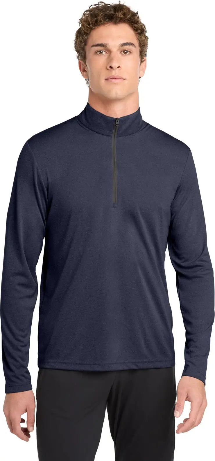Sport-tek St469 Endeavor 1/2-zip Pullover - Deep Navy Heather