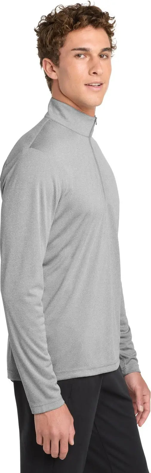 Sport-tek St469 Endeavor 1/2-zip Pullover - Light Gray Heather