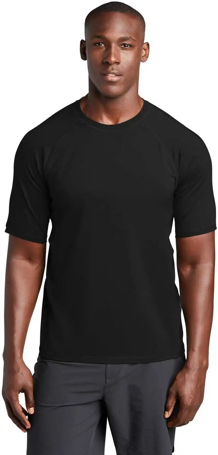 Sport-tek St470 Rashguard Tee - Black