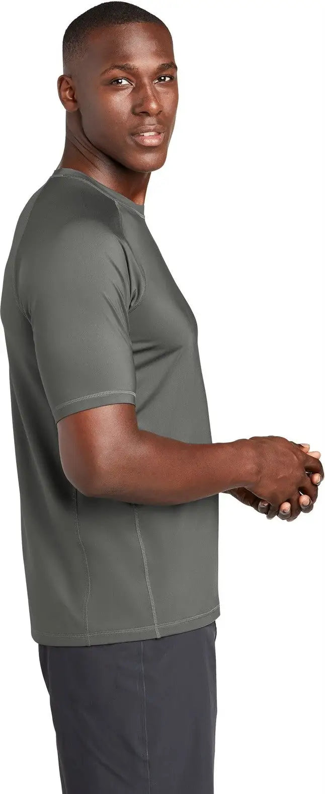 Sport-tek St470 Rashguard Tee - Dark Smoke Gray