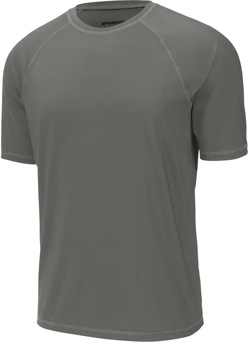 Sport-tek St470 Rashguard Tee - Dark Smoke Gray