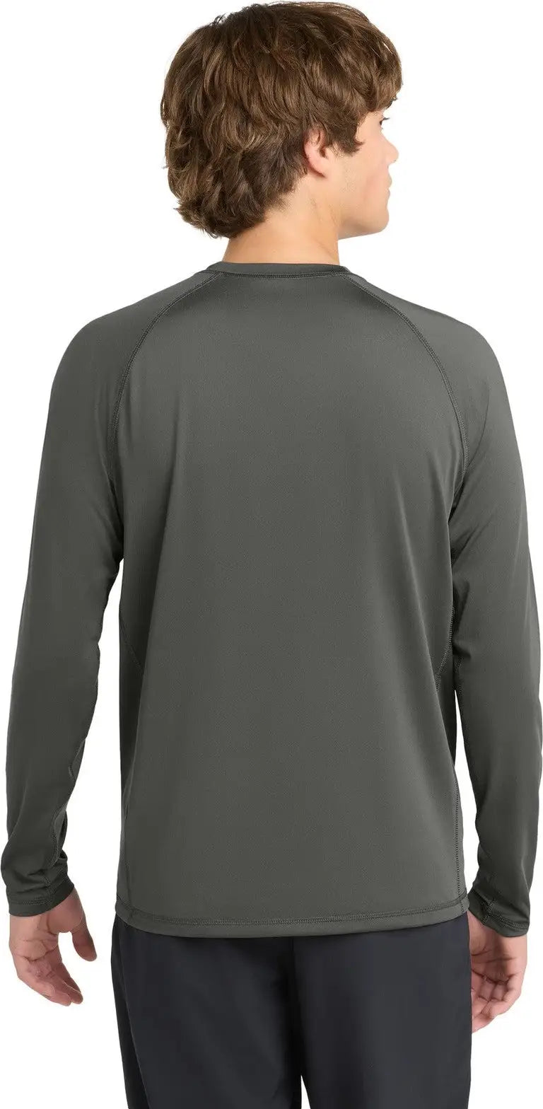 Sport-tek St470ls Long Sleeve Rashguard Tee - Dark Smoke Gray