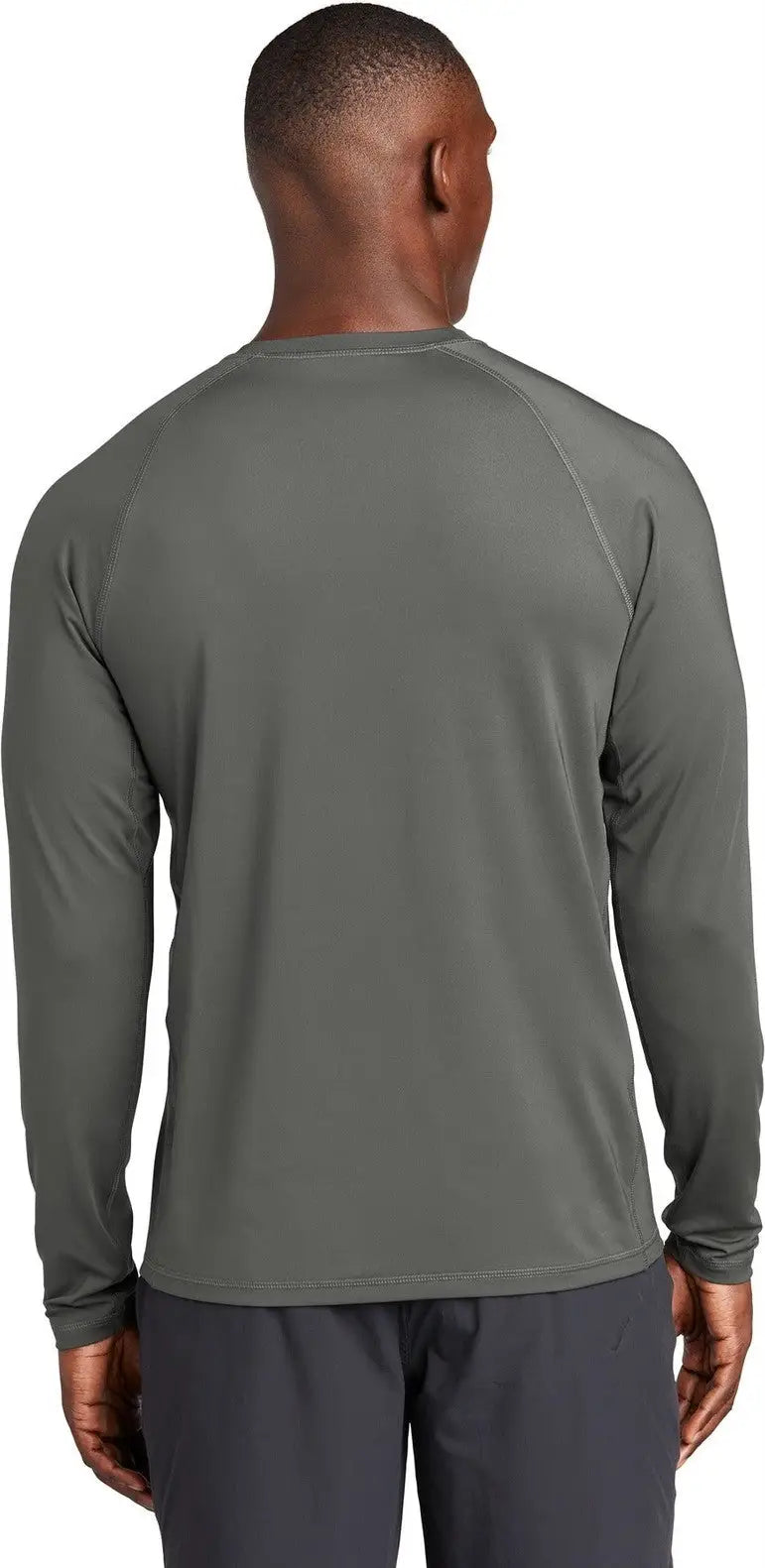 Sport-tek St470ls Long Sleeve Rashguard Tee - Dark Smoke Gray