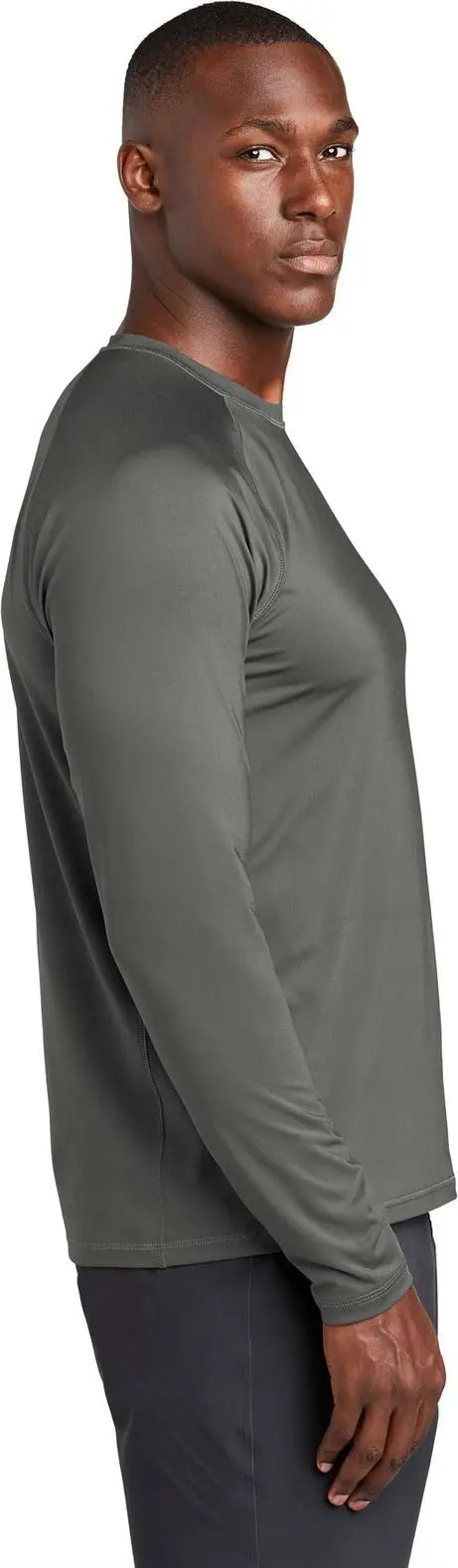 Sport-tek St470ls Long Sleeve Rashguard Tee - Dark Smoke Gray