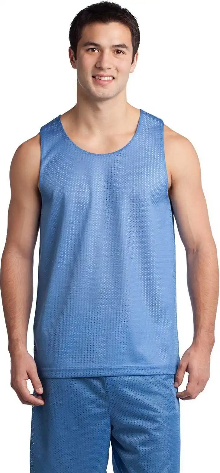 Sport-tek St500 Posicharge Classic Mesh Reversible Tank - Carolina Blue