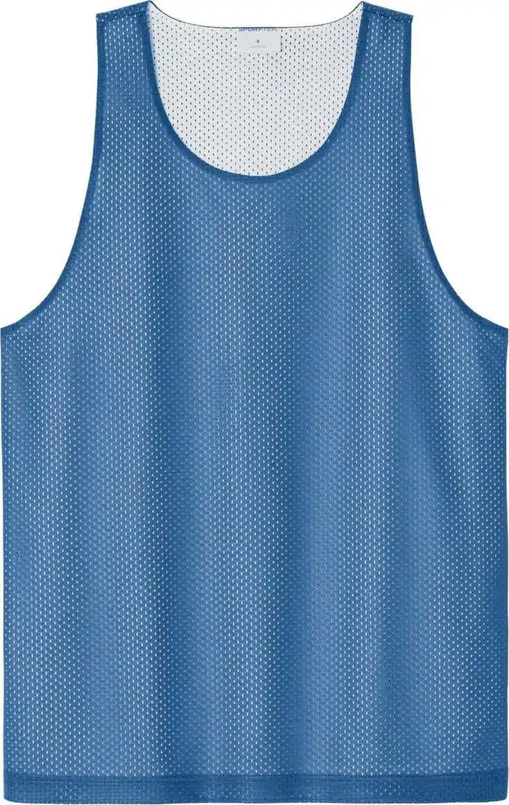 Sport Tek St5000 Posicharge Reversible Mesh Tank Carbl/wht
