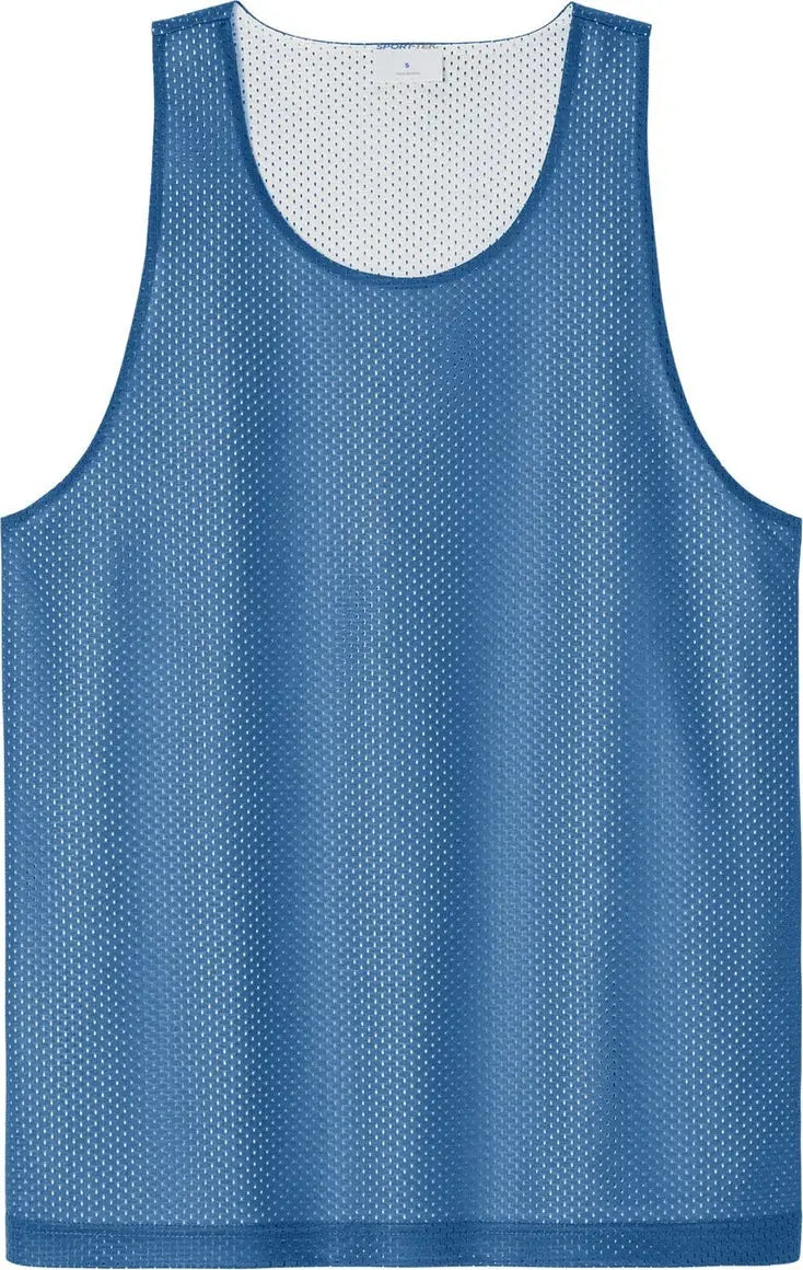 Sport-tek St5000 Posicharge Reversible Mesh Tank - Carolina Blue White