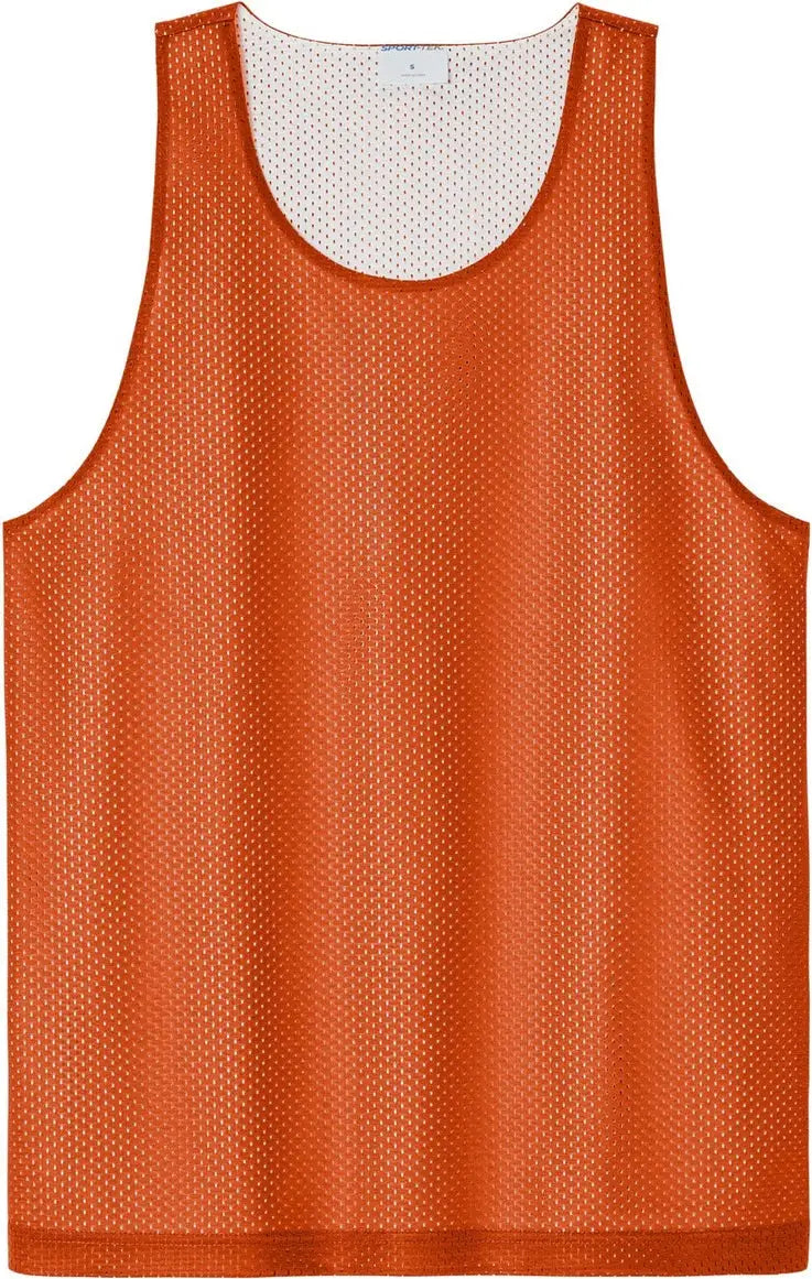 Sport-tek St5000 Posicharge Reversible Mesh Tank - Deep Orange White