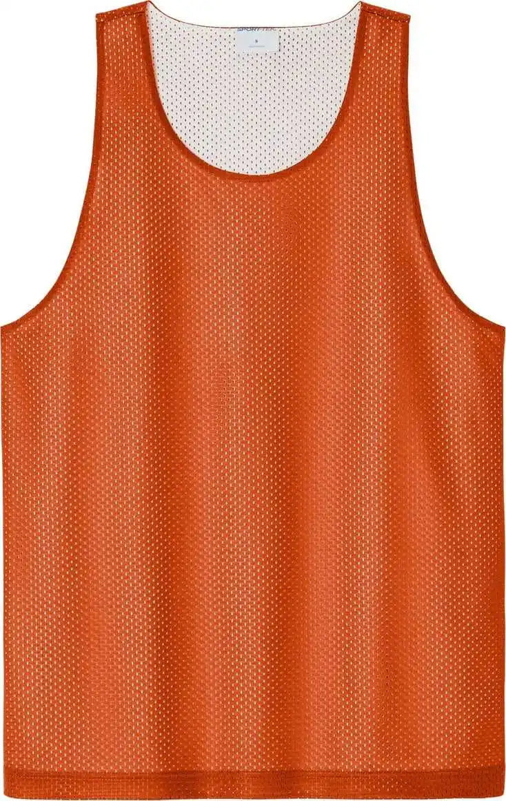 Sport-tek St5000 Posicharge Reversible Mesh Tank - Dpor/white
