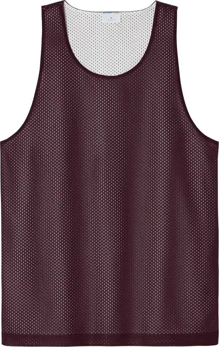 Sport Tek St5000 Posicharge Reversible Mesh Tank Mar/white