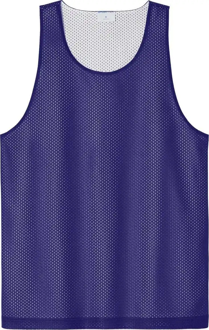 Sport Tek St5000 Posicharge Reversible Mesh Tank Purple