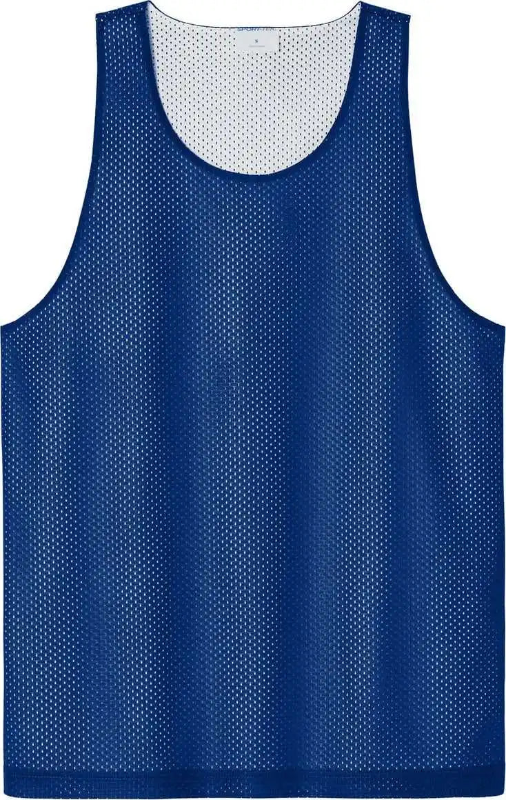 Sport-tek St5000 Posicharge Reversible Mesh Tank - True Royal/ White