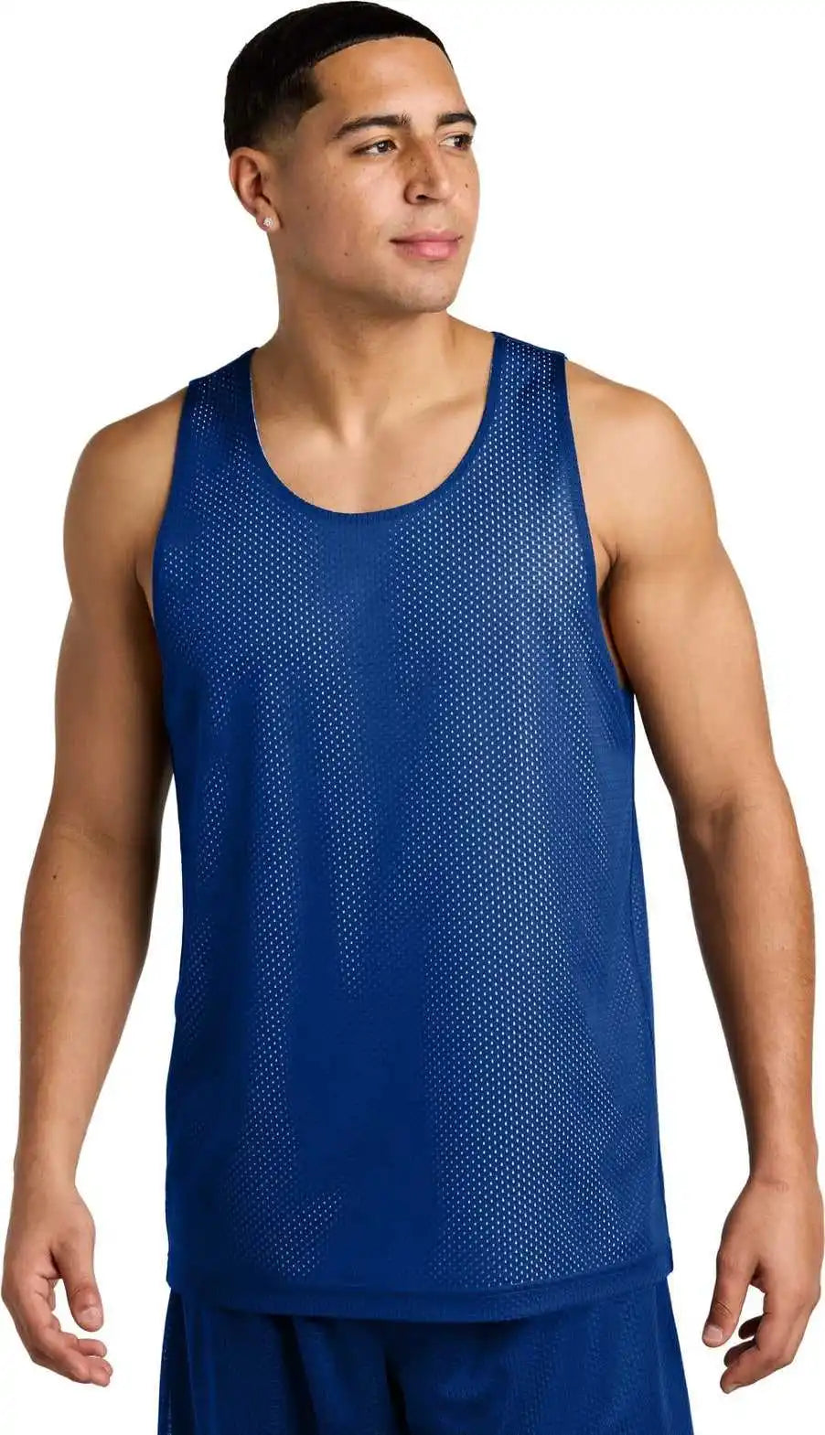 Sport-tek St5000 Posicharge Reversible Mesh Tank - True Royal/ White