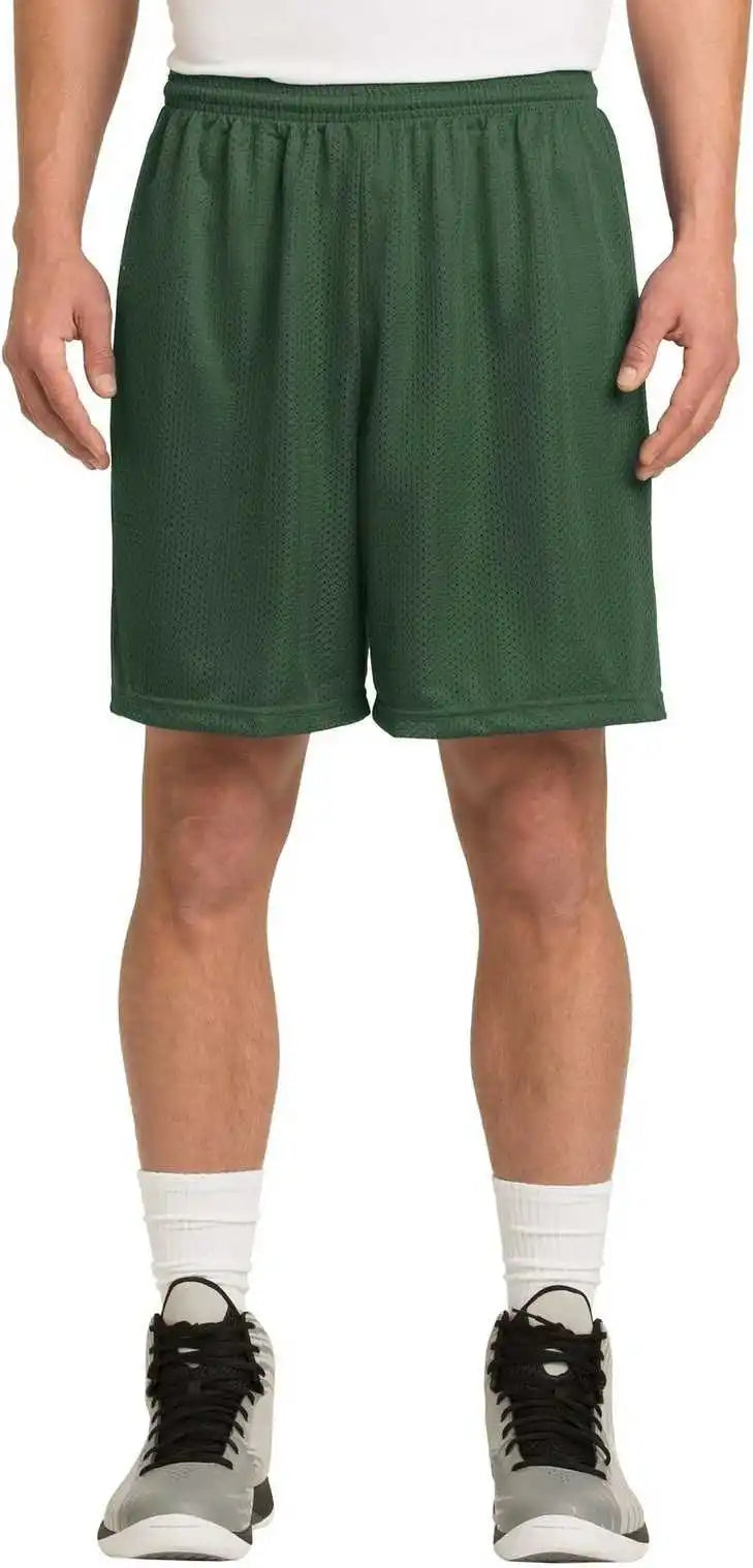 Sport-tek St510 Posicharge Classic Mesh Short - Forest Green
