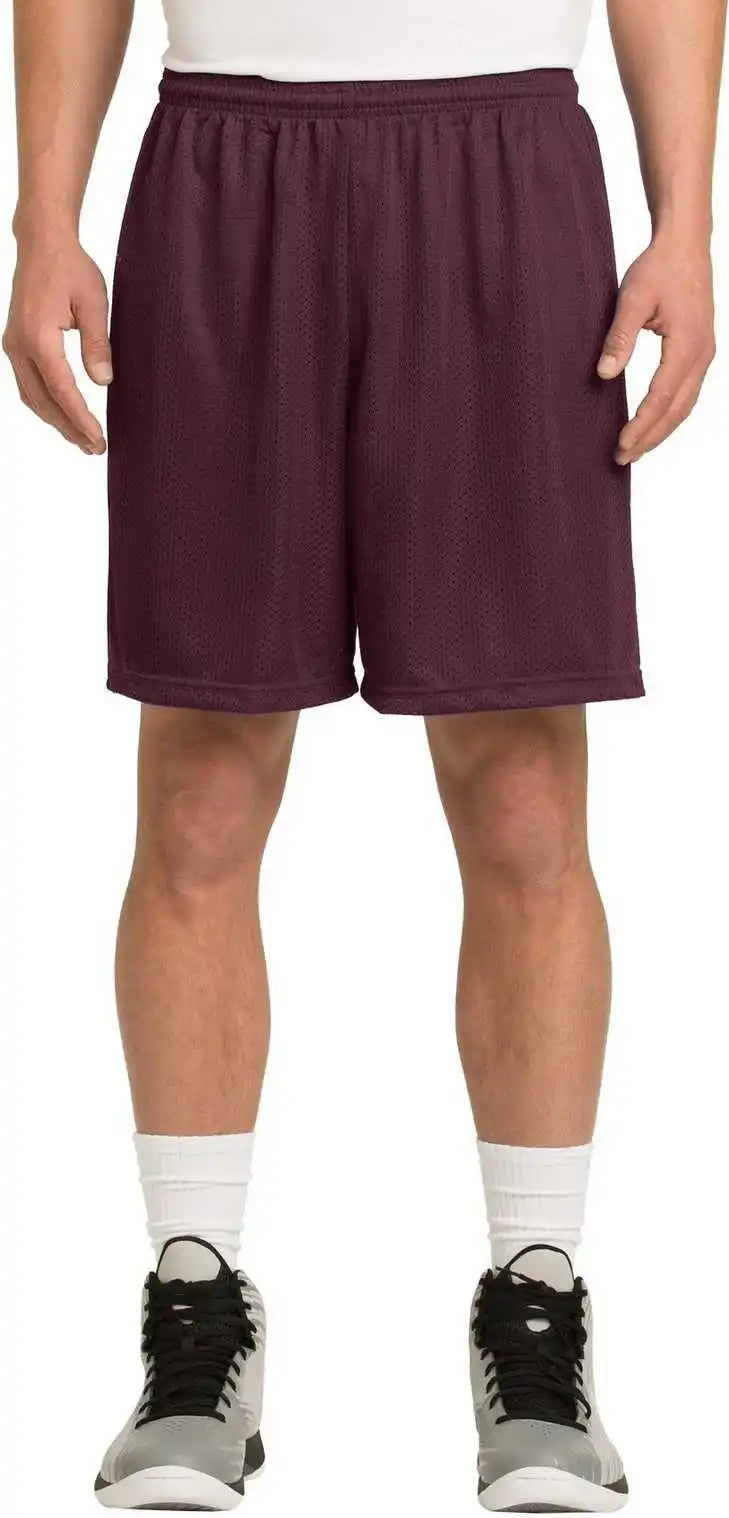 Sport-tek St510 Posicharge Classic Mesh Short - Maroon