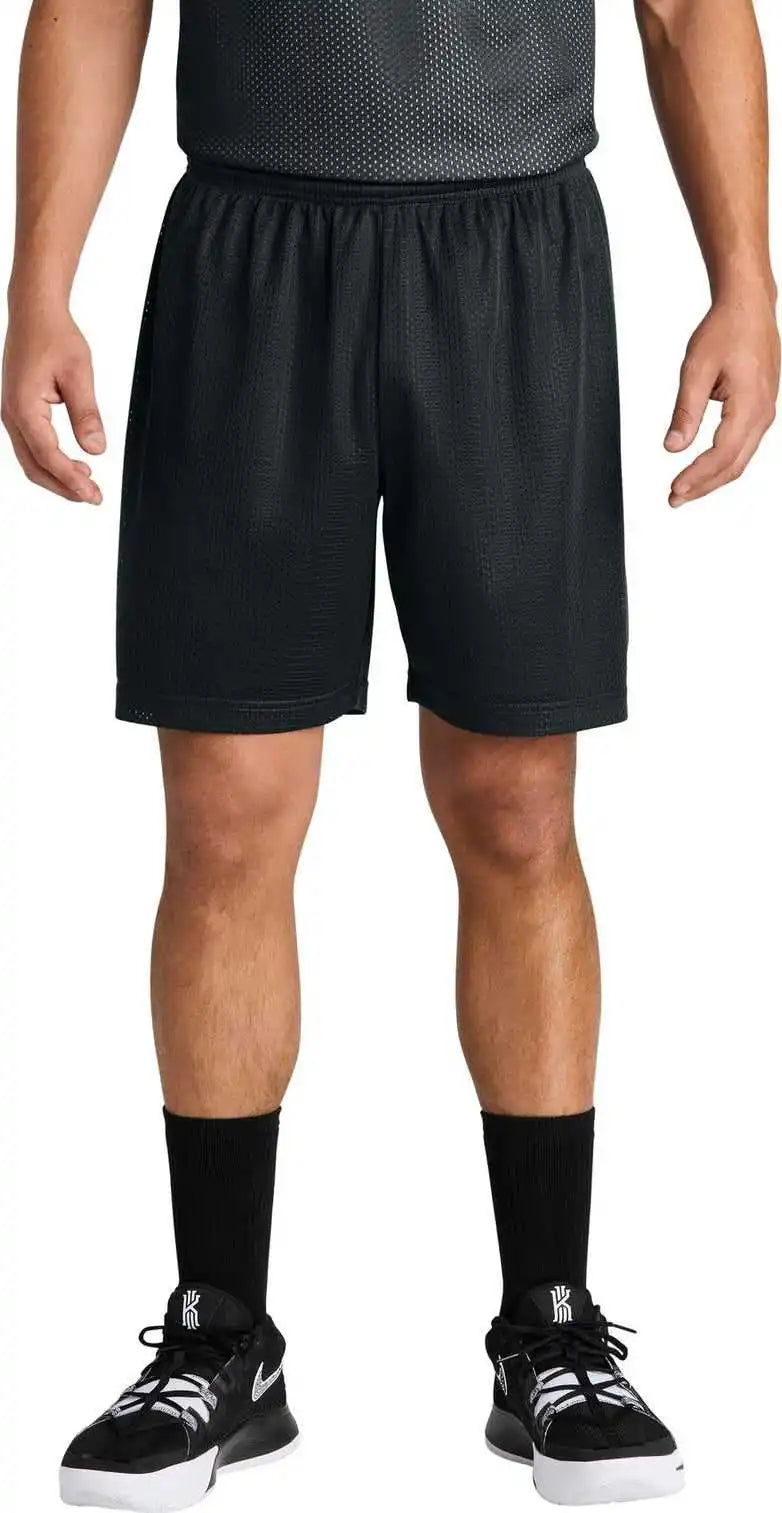 Sport Tek St5100 Posicharge Mesh 7’’ Short Black