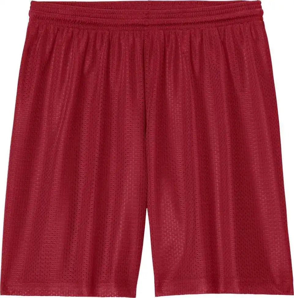 Sport Tek St5100 Posicharge Mesh 7’’ Short Deep Red