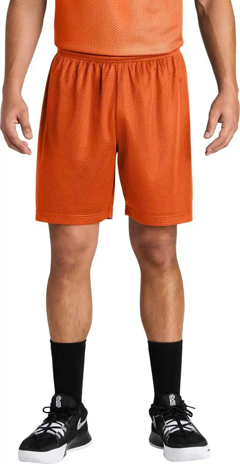 Sport-tek St5100 Posicharge Mesh 7’’ Short - Deeporange